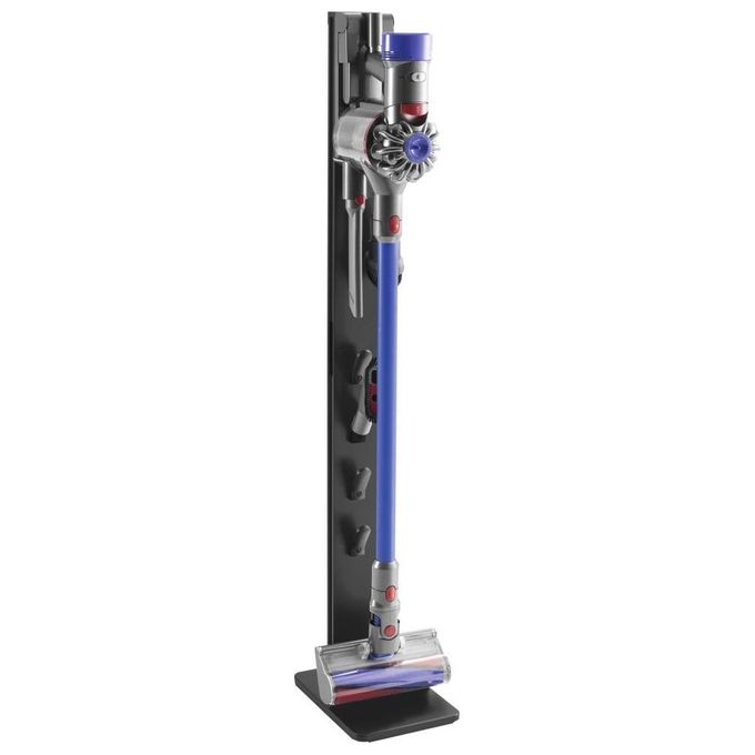 Xavax 00181562 Supporto Organizer per Aspirapolvere Senza Fili in Alluminio 29,5x22x128 cm colore Nero