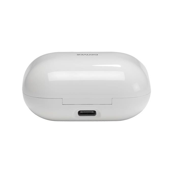 Denver TWE-38 Auricolari True Wireless Bluetooth Bianco
