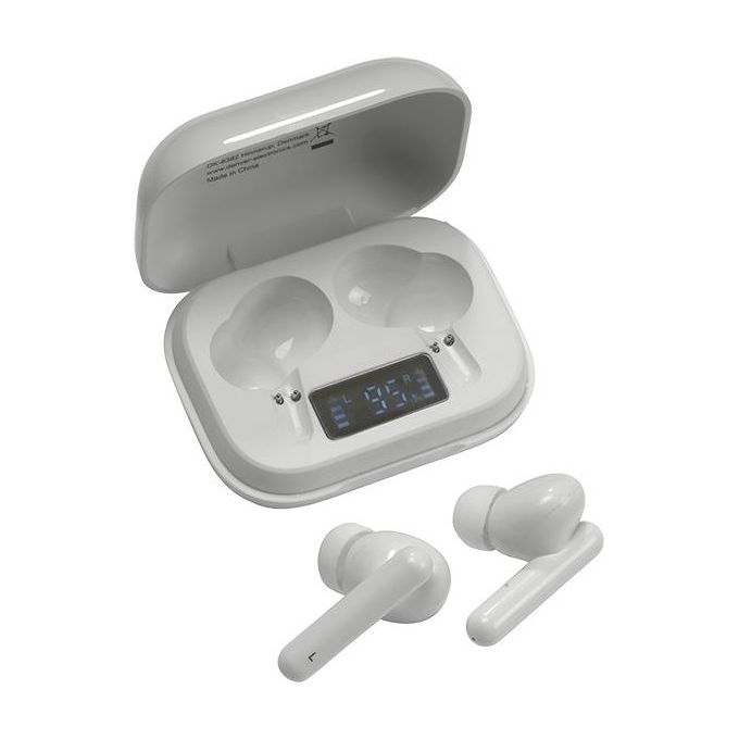 Denver TWE-38 Auricolari True Wireless Bluetooth Bianco