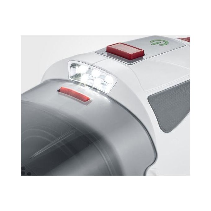 Severin HV 7146 Aspirapolvere Portatile Senza Filo 4 in 1 Secco e Bagnato 0,65 L 120 W 5500 Pa 30 min autonomia colore Grigio Rosso Bianco