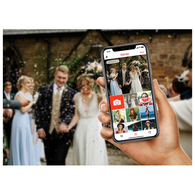 Denver PFF-1037BLACK Frameo Cornice Digitale 10,1'' IPS Touchscreen Wi-Fi 16 GB colore Nero