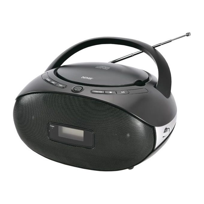 Denver TC-29 Boombox Portatile Lettore CD Radio FM Analogica 2 W RMS Display LCD Ingresso AUX colore Nero