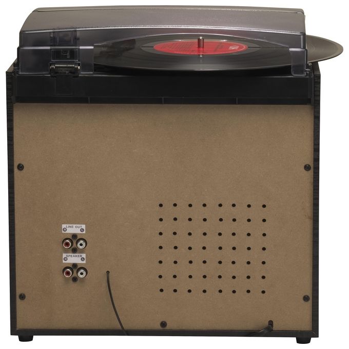 Denver MRD-166 Sistema Stereo Giradischi Lettore CD Doppio Cassette Radio DAB+ FM USB SD 4W colore Nero