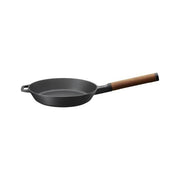 Fiskars 1026568 Norden Padella in ghisa di ferro 24 cm con manico rimovibile trattamento Thermium antiaderente naturale colore Nero