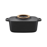 Fiskars 1026567 Norden Casseruola in Ghisa Smaltata con Rivestimento Antiaderente Thermium 5 L colore Nero
