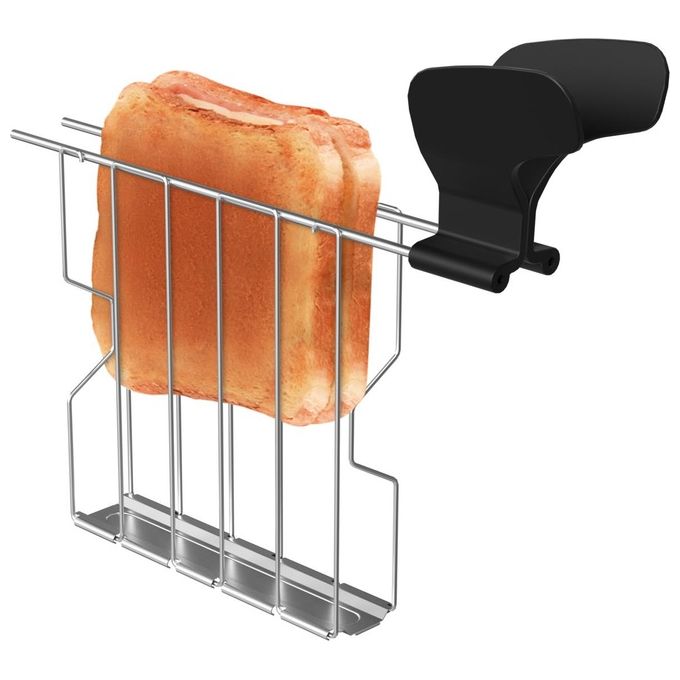 Moulinex LT3408K Subito 4 Tostapane 2 fette 850W 7 livelli doratura scongelamento riscaldamento colore Inox