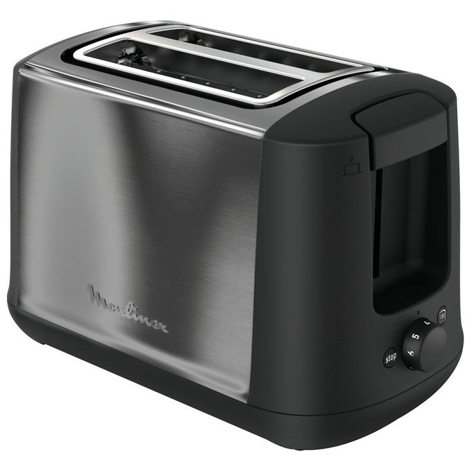 Moulinex LT3408K Subito 4 Tostapane 2 fette 850W 7 livelli doratura scongelamento riscaldamento colore Inox