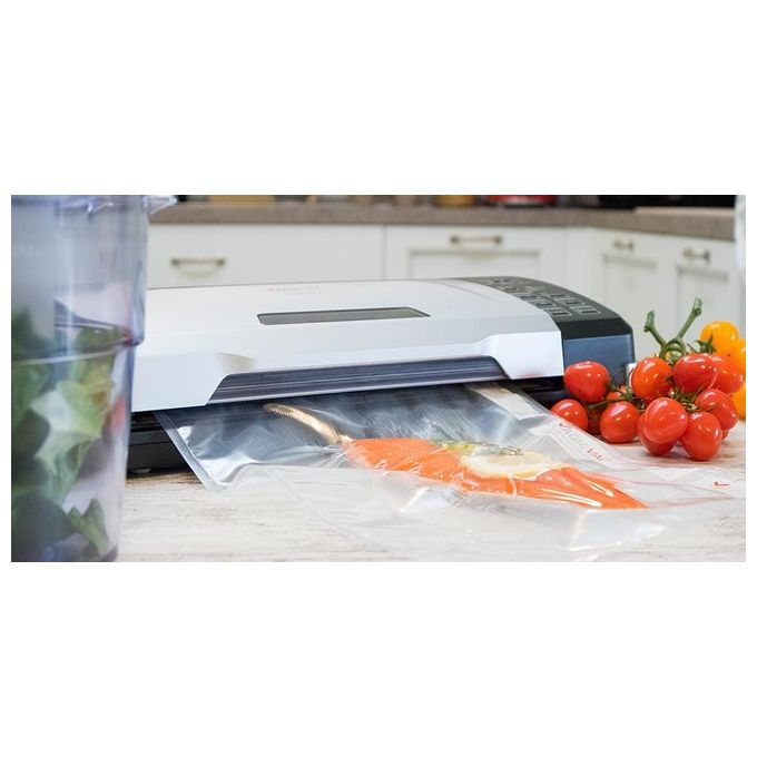 Magic Vac V272PK1 Perfetta Macchina per Sottovuoto con Doppia Pompa e Vuotometro Digitale colore Nero Grigio