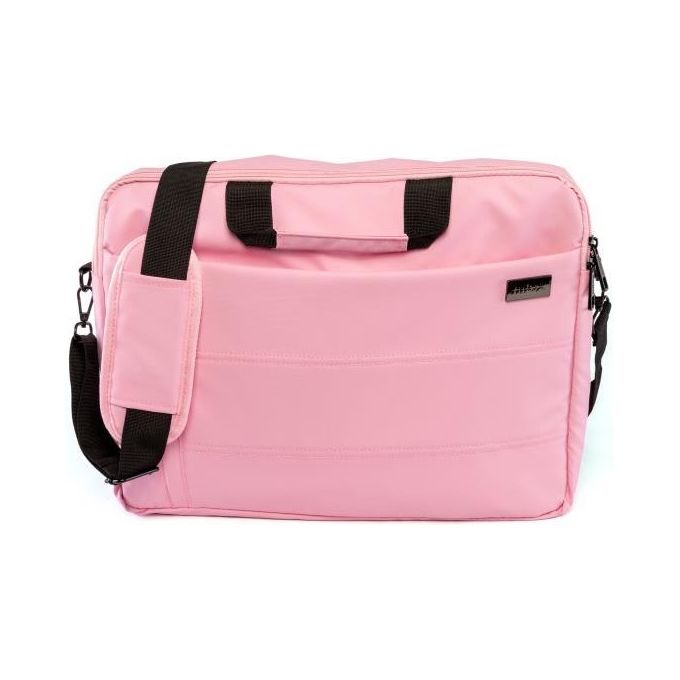 Nilox Borsa Basica per Notebook 15.6 Maletin Style Rosa