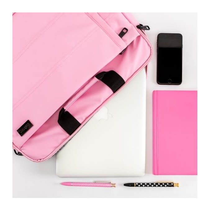 Nilox Borsa Basica per Notebook 15.6 Maletin Style Rosa