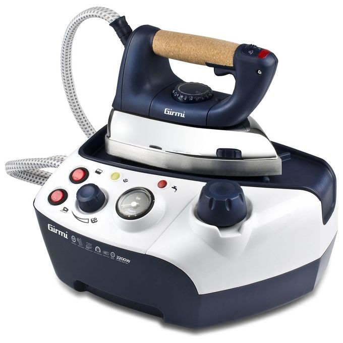 Girmi SS65 Ferro da Stiro Caldaia 2200W 60 g-min Bianco Blu