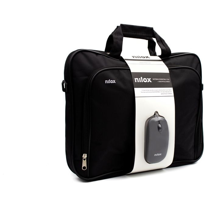 Nilox NXMOS4156BK Notebag 15.6'' Essential con Mouse