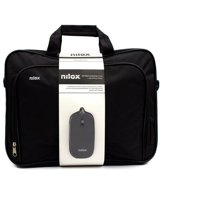 Nilox NXMOS4156BK Notebag 15.6'' Essential con Mouse