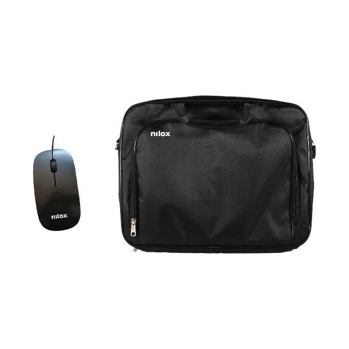 Nilox NXMOS4156BK Notebag 15.6'' Essential con Mouse