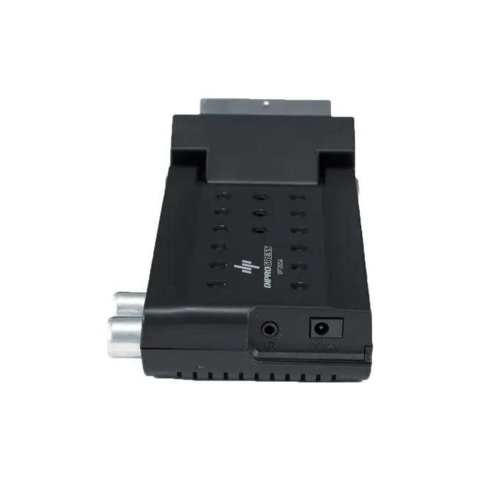 Diprogress DPT202SB Decoder Digitale Terrestre Scart Stick DVB-T2 HEVC H.265 Main 10 bit HDMI Telecomando Universale 2in1 colore Nero
