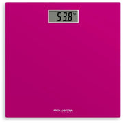 Rowenta BS1403 Premiss Bilancia Pesapersone Elettronica 150 Kg Vetro Temperato 30x30 cm Accensione Automatica colore Rosa