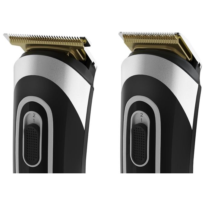 Rowenta TN9140 Trim and Style Regolabarba 13 in 1 Wet and Dry Lame Acciaio Inox autonomia 90 min colore Nero Argento