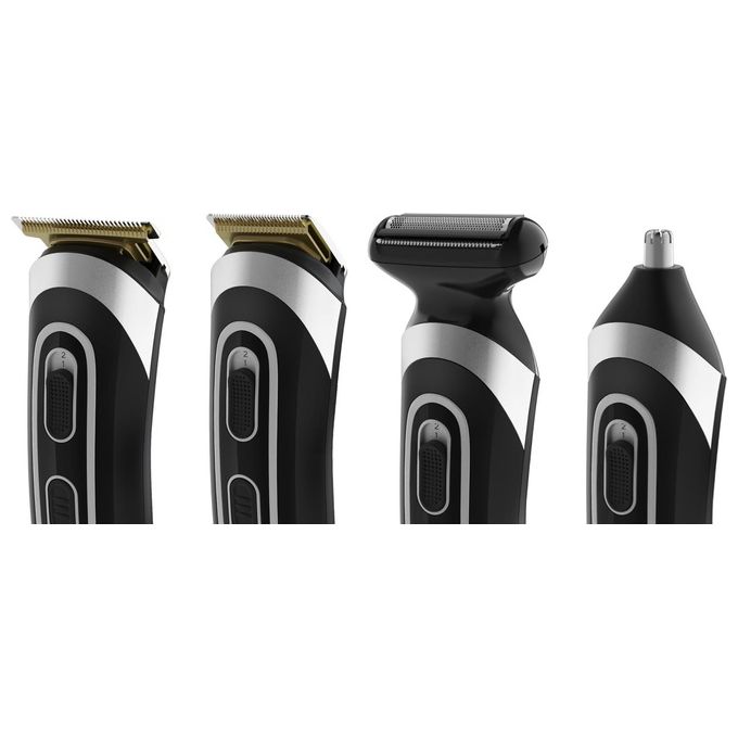 Rowenta TN9140 Trim and Style Regolabarba 13 in 1 Wet and Dry Lame Acciaio Inox autonomia 90 min colore Nero Argento