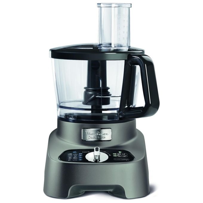 Moulinex FP825E10 Double Force Robot da Cucina Multifunzione 3 L 1000 W 10 Accessori colore Nero Grigio