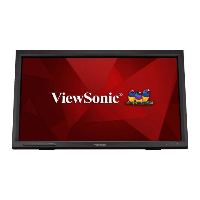 ViewSonic TD2423 Monitor Touch Screen 23.6'' Full HD 1920x1080 LED VA Multi-Touch 10 Punti IR Hub USB HDMI DVI VGA colore Nero
