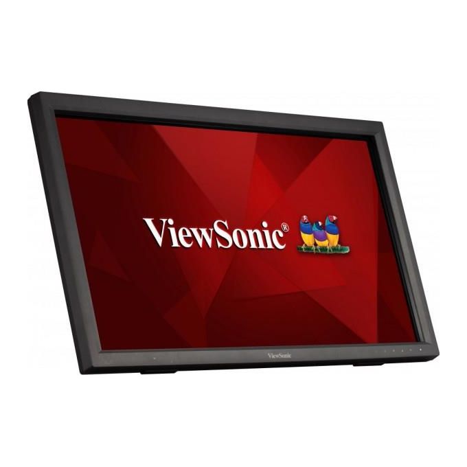 ViewSonic TD2423 Monitor Touch Screen 23.6'' Full HD 1920x1080 LED VA Multi-Touch 10 Punti IR Hub USB HDMI DVI VGA colore Nero