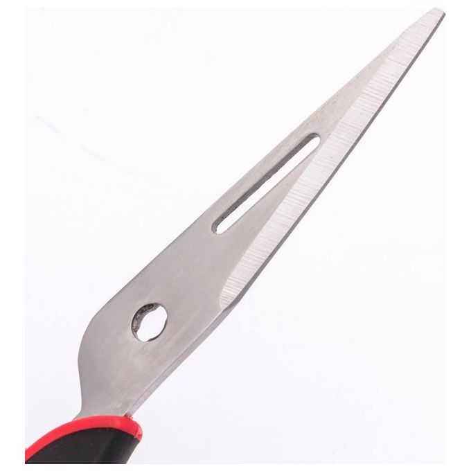 Char-Broil 140024 Forbici per Carne lame in acciaio inossidabile separabili apribottiglie lavabile in lavastoviglie colore Nero Rosso Acciaio