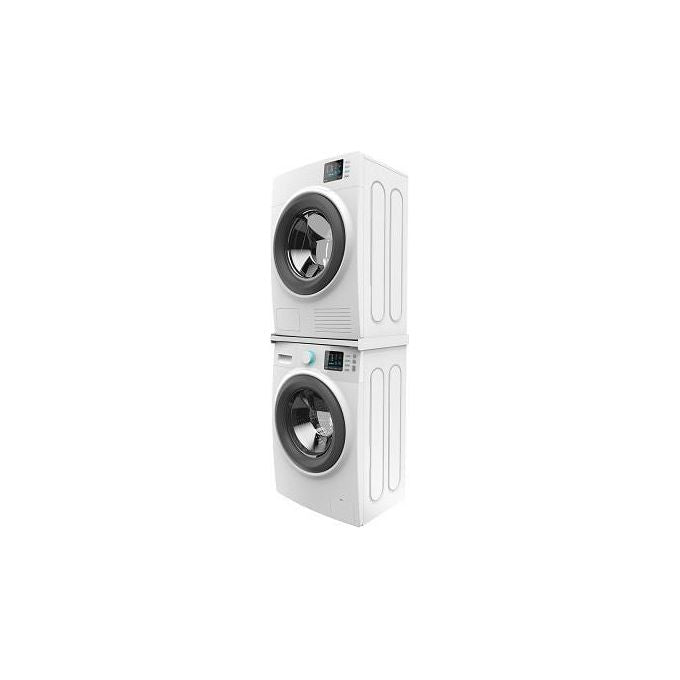 Meliconi 656116 Base Torre Slim L45 Kit di Sovrapposizione Tecnopolimero per Lavatrice e Asciugatrice 60 cm 250 Kg colore Bianco