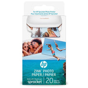 HP Sprocket Carta Fotografica Adesiva Zink Premium 5x7.6cm 20 Fogli