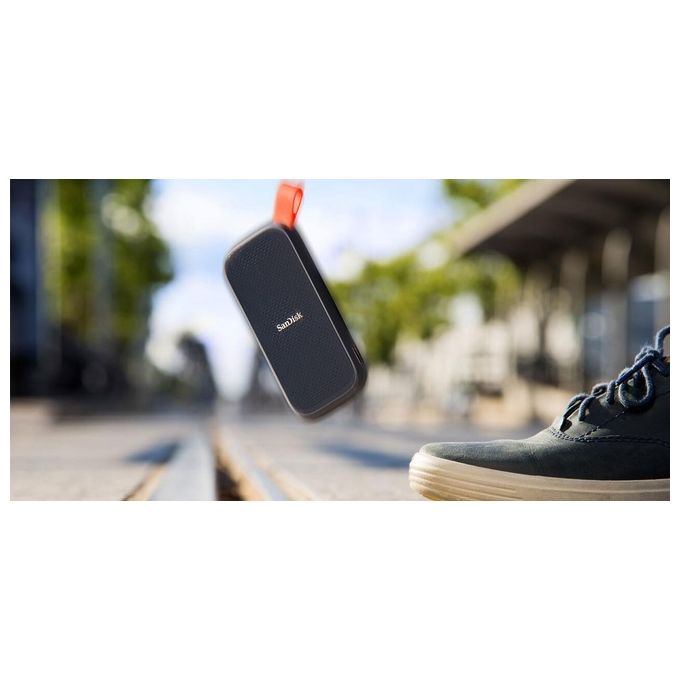 SanDisk SDSSDE30-480G-G25 SSD Portatile Esterno 480 GB USB Type-C 3.2 Gen 1 Velocita' Lettura 520 MB-s colore Blu