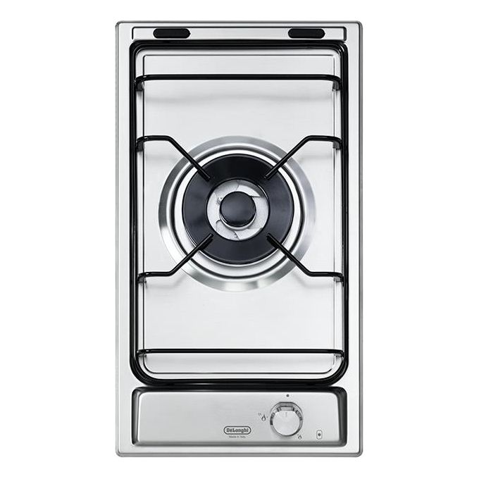 De Longhi I 13 D Linea Domino Piano cottura a Gas 1 Fuoco Bruciatore Tripla Corona 30 cm Acciaio Inox