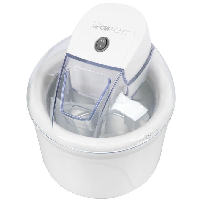 Clatronic ICM 3764 Gelatiera 1.5 L 12 W doppia parete coperchio trasparente colore Bianco