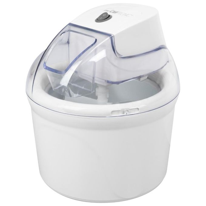 Clatronic ICM 3764 Gelatiera 1.5 L 12 W doppia parete coperchio trasparente colore Bianco