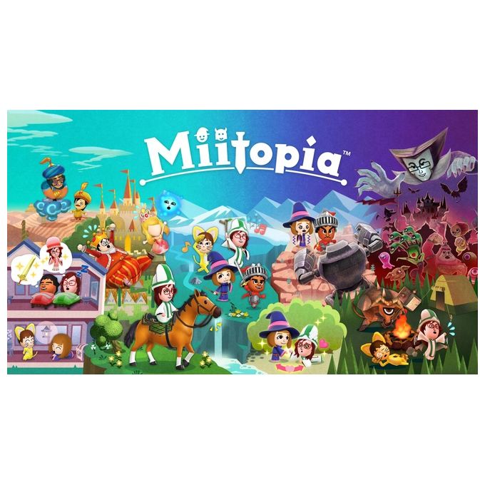 Nintendo 10007263 Miitopia Gioco per Nintendo Switch Versione Italiana e Inglese colore Nero