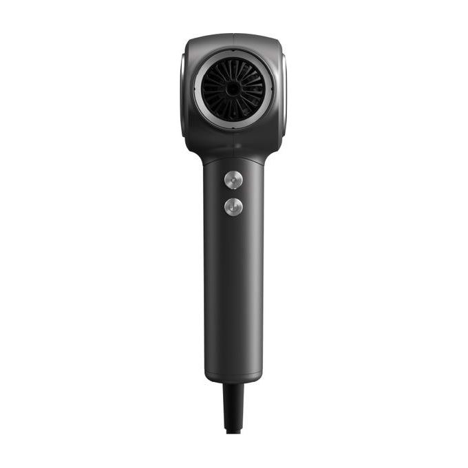 Solis 3804 AirVolution Asciugacapelli 1600 W Tecnologia Ionica 4 Velocita' e Display TFT LCD con Accessori Magnetici colore Antracite