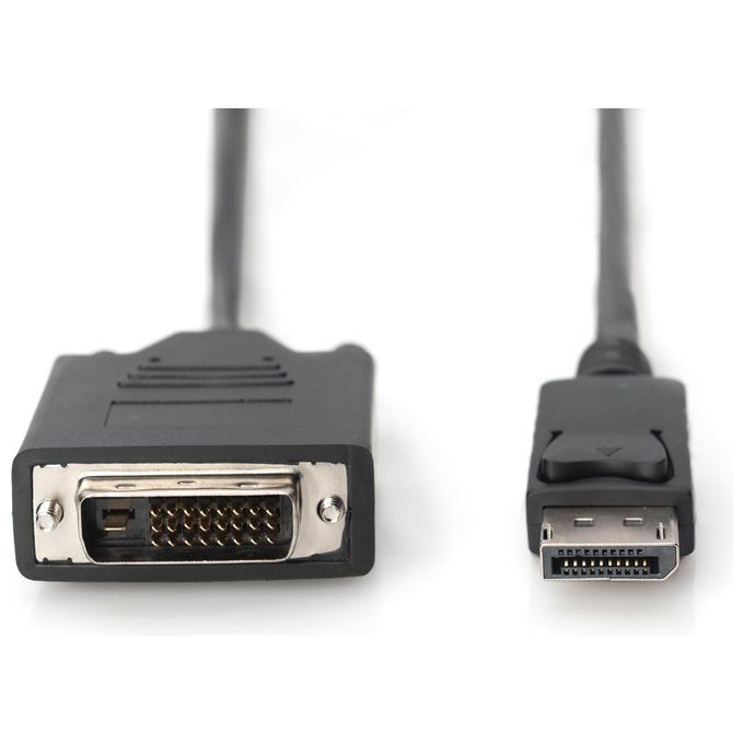Digitus cavo adattatore displayport connettori dp maschio - dvi-d(24+1) maschio mt. 1