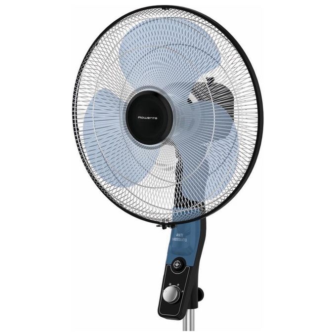 Rowenta VU4420 Essential Ventilatore a Piantana 3 Velocita' Oscillante 40 cm 3300 m³-h 54 dB colore Nero