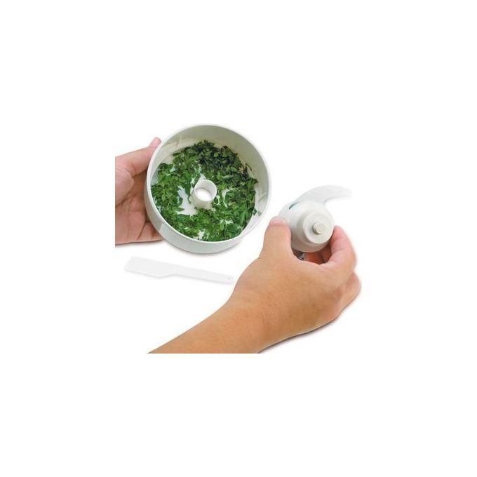 Moulinex AD560120 Moulinette Bouton Tritatutto Elettrico 800W 0,25 L 3 velocita' colore Bianco Rosso