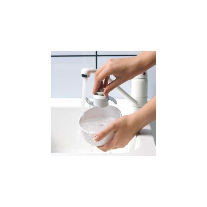 Moulinex AD560120 Moulinette Bouton Tritatutto Elettrico 800W 0,25 L 3 velocita' colore Bianco Rosso