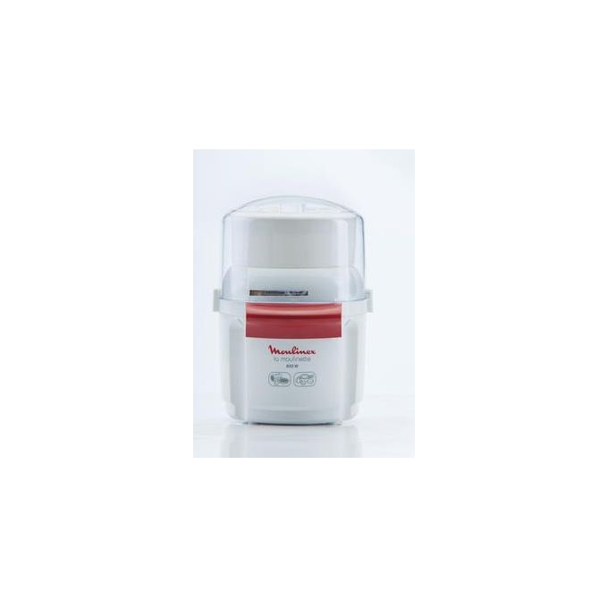 Moulinex AD560120 Moulinette Bouton Tritatutto Elettrico 800W 0,25 L 3 velocita' colore Bianco Rosso