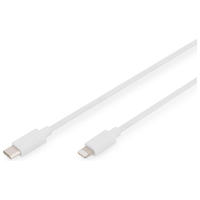 Digitus Cavo di Ricarica Dati Usb-C Lightning Mfi
