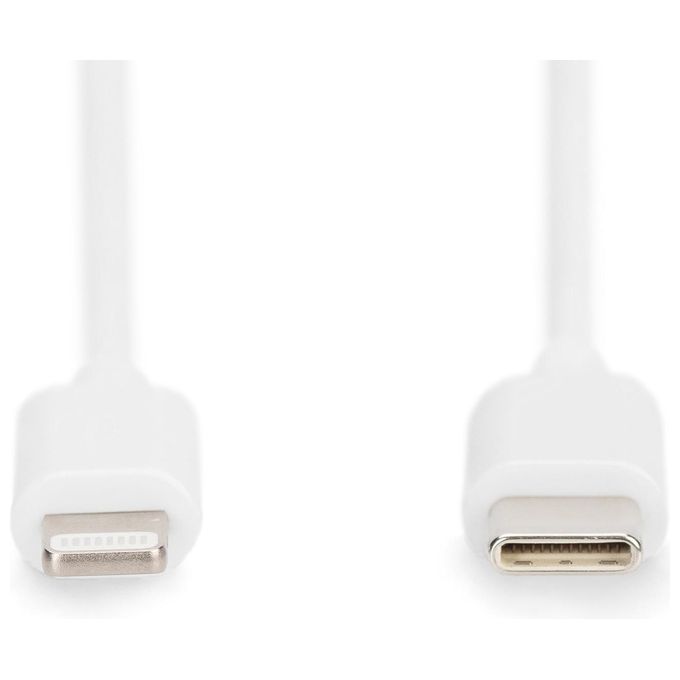 Digitus DB-600109-020-W Cavo Dati Ricarica USB-C Lightning MFI 2 m 60W 480 Mbit-s colore Bianco