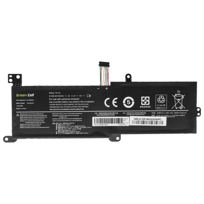 Green Cell LE125 Batteria Ricambio per Laptop Compatibile con Lenovo IdeaPad 320 330 520 V320 V145 S145 3500 mAh 7.4 V colore Nero