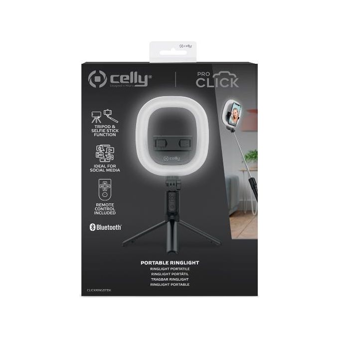 Celly Ring Light 6 Tripod Bluetooth