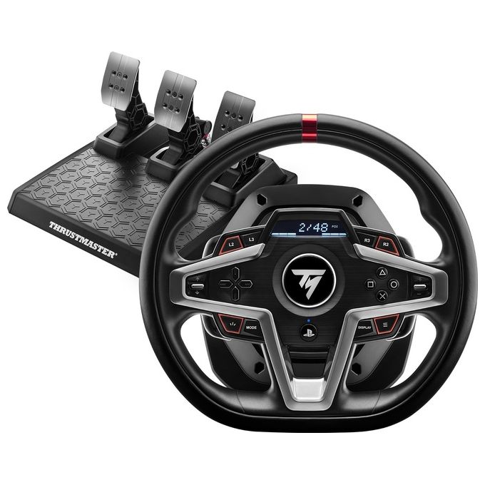 Thrustmaster T248 Volante e Pedali Magnetici per PS5-PS4-PC Hybrid Drive