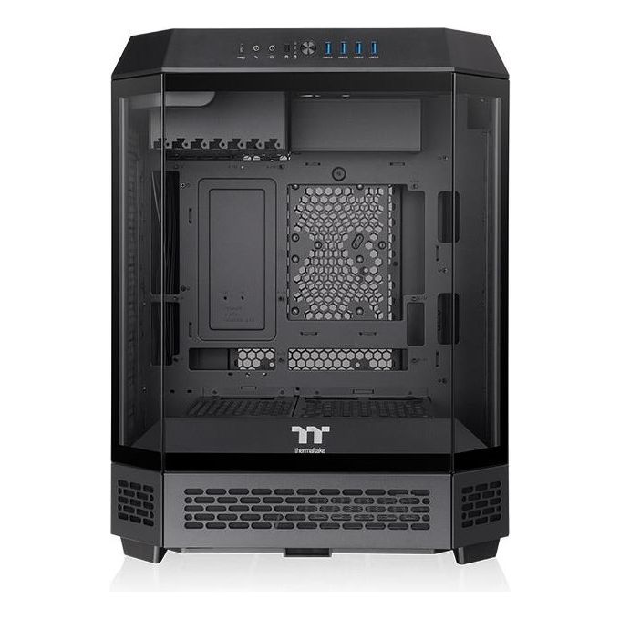 Thermaltake CA-1Z1-00M1WN-00 The Tower 600 Case PC Midi Tower ATX Micro ATX Mini-ITX Vetro Temperato RGB 7 Slot Espansione 4 USB 3.2 Gen 1 1 USB Tipo C colore Nero