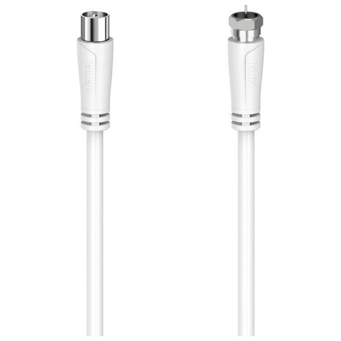 Hama Cavo SAT M-Antenna M 90dB 1.5mt Bianco