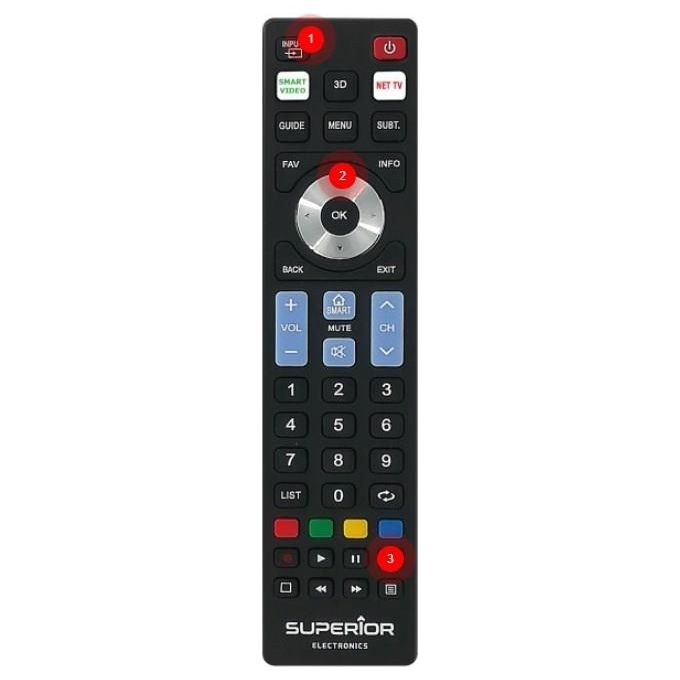 Superior Telecomando Ready 5 Smart per Tv Samsung-LG-Panasonic-Sony e Philips