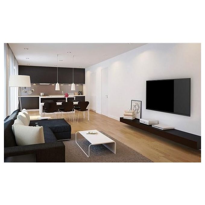 Meliconi 480872 Flag TV Supporto a Bandiera per TV 49'' 82'' Rotazione 90° VESA 200 300 400 600 Portata 70 Kg colore Nero