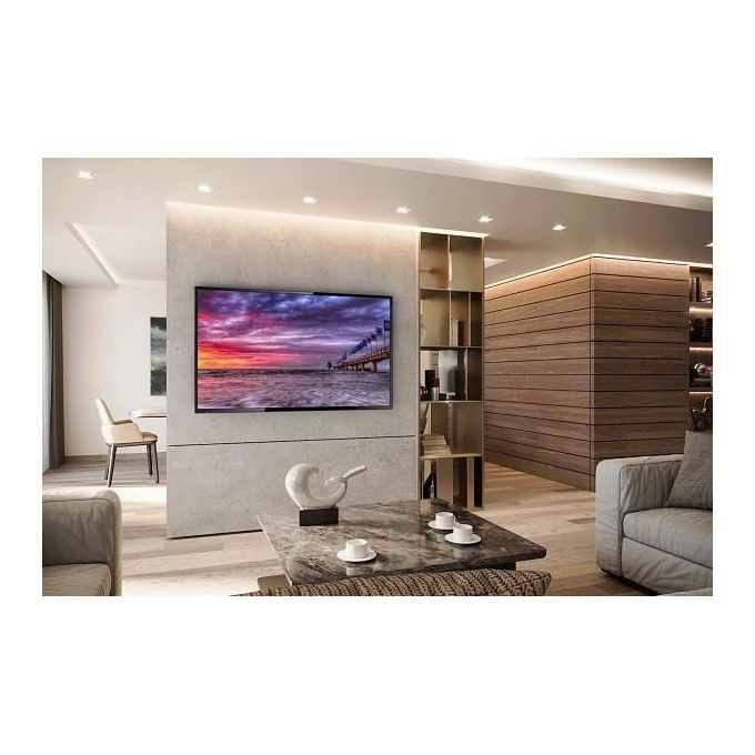 Meliconi 480872 Flag TV Supporto a Bandiera per TV 49'' 82'' Rotazione 90° VESA 200 300 400 600 Portata 70 Kg colore Nero