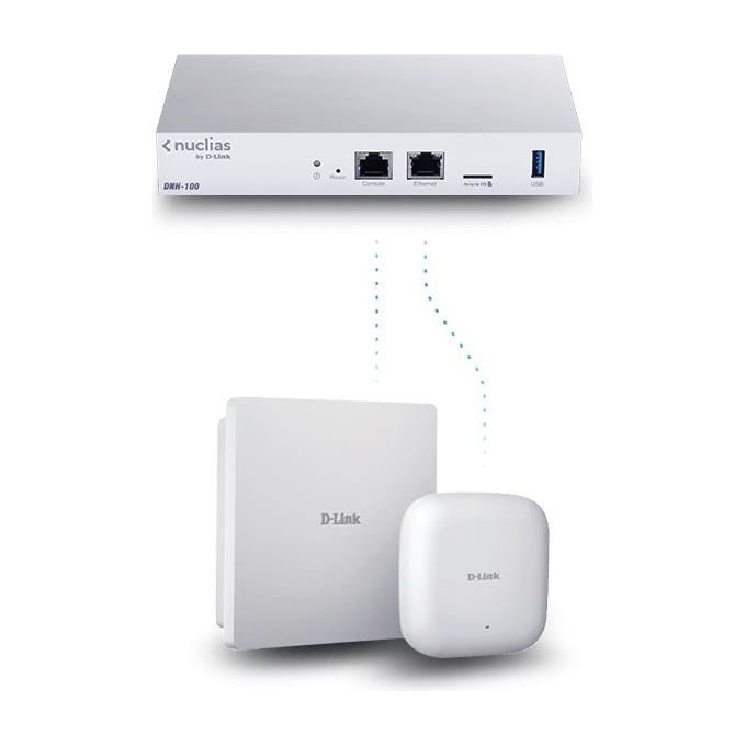 D-Link DAP-X2850 Access Point Wi-Fi 6 AX3600 Dual Band PoE MU-MIMO 4x4 2500 Mbit-s colore Bianco